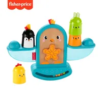 Fisher-Price Stapel & Schaukel Vögelchen, Baby-Spielzeug, Stapelspielzeug