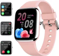 Oximetrie Smartwatch mehrere Sport Smart Watch für Männer Frauen Teens Antwort/Anrufe, Activity Tracker für Android iOS.Rosa