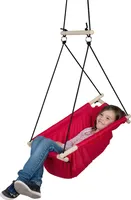 roba Hängesitz, rot, verstellbar von Schaukelliege zu Schaukelsitz, ab Geburt bis ca. 6 Jahre/30kg