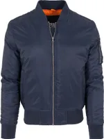 Bunda Urban Classics Basic Bomber Jacket navy - M