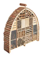 Domek dla owadów Kobolo LUXURY XXL 101x23x109 cm w kształcie łuku - podzielony na dwie części - Domek dla owadów Domek dla pszczół Dekoracja ogrodu Budka lęgowa