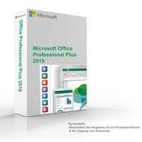 MS Microsoft Office 2019 Professional Plus 1PC Original 64/32-Bit für Windows 10