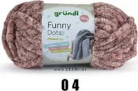 Gründl Funny Dots (150g/60m) 04 altrosa-beere-rosenholz
