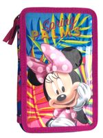 DISNEY Mickey Mouse Minnie Mouse Federtasche Federmäppchen Federmappe gefüllt 