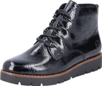 Rieker Damen Stiefelette Schnürboots  Schnürung 44902, Größe:40 EU, Farbe:Schwarz