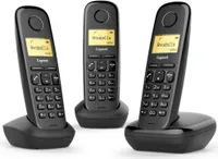 Bezdrátový telefon Gigaset A170 TRIO 1,5" černý (3 UDS)