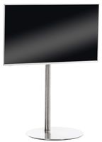 CLP TV Ständer, Farbe:edelstahl, Form:rund