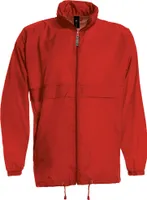 Lehká pánská bunda B&C Sirocco BC102 (XL) (červená)