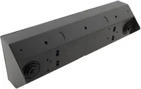 4-fach Steckdosenblock + 2x USB, schwarz