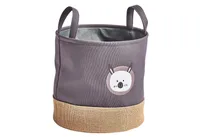 ZELLER PRESENT Aufbewahrungskorb Hase Polyester/Jute grau