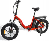 20 palcové městské kolo 250W 36V 15AH elektrické kolo horské kolo skládací kolo výkon 25 km / h trekkingové kolo červená