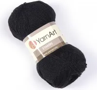 YarnArt Etamin 422 Schwarz – Feines, strapazierfähiges Acrylgarn für Häkeln & Stricken