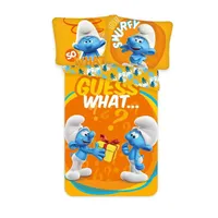 Die Schlümpfe - The Smurfs  Baby Bettwäsche, 40 x 60 cm + 100 x 135 cm