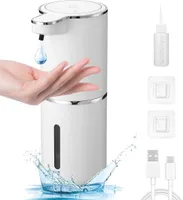 Seifenspender Automatischer Wandmontage Schaumseifenspender Elektrischer - Seifenspender Set USB-Aufladung mit Sensor Infrarot Bewegungssensor