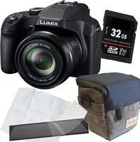 Nabídka sady digitálních fotoaparátů Panasonic DC-FZ82D v černé barvě