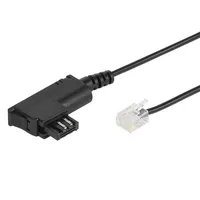 Telefon Anschlusskabel, TAE-F Stecker auf RJ11-Stecker 4p4c, 6m (45076