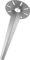 1x Erdspieß Metall 30cm für Gartenleuchte Außenleuchte Steckdose Bodenanker