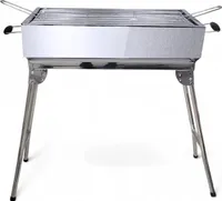 Mangal Kairat Schaschlikgrill Edelstahl rostfrei Grill mit Grillrost
