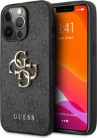 Guess 4G Big Metal Logo - pouzdro pro iPhone 13 Pro (šedé)