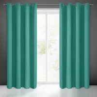 Vorhang BLACKOUT türkis 135x250 cm Ösen Ösenvorhang