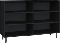 vidaXL Příborník černý 103,5x35x70 cm odvozený výrobek ze dřeva