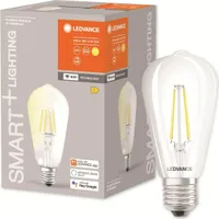 Ledvance LED Smart+ Filament Edison ST64 6W = 60W E27 klar 806lm warmweiß 2700K Dimmbar App Google Assistant WiFi