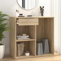 vidaXL Szafka kosmetyczna dąb sonoma 80x40x75 cm materiał drewnopochodny