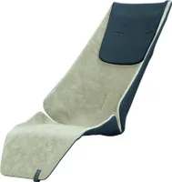 Quinny Kinderwagen Sitzauflage,kuschelig weiches Winter-Sitzpolster, nutzbar für Kinderwagen Zapp Flex, Zapp Flex Plus und Zapp Xpress, Beige
