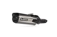 Akrapovic Honda Nt1100 Titanium Homologierter Schalldämpfer Silber Homologated Silber Homologated