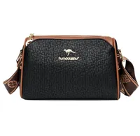 Elegante Umhängetasche für Damen aus schwarzem Leder