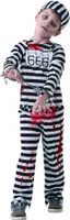 Kinder Zombie Sträfling Kostüm