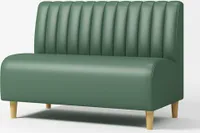 360Home Gastro Sitzbank Dinerbank Sofa Gastronomiemöbel Cafe Bar Restaurants Hotel Einrichtung Stuhl Deep Grün