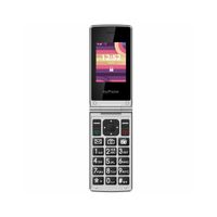 flipový mobilní telefon myPhone Tango LTE s dlouhou výdrží baterie, SOS tlačítko, černý