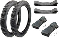 SET: 2 Heidenau K30 Reifen 2,75 x 16 Zoll 46J TT inklusive 2 Schläuche und 2 Felgenbänder für Simson