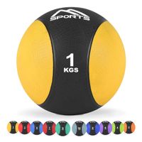 Medizinball 1 – 10 kg – Professionelle Studio-Qualität, Farbe:1 kg - Gelb