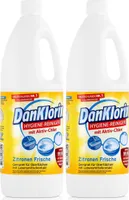 DanKlorix Hygiene-Reiniger Zitronen Frische 1,5L - Mit Aktiv-Chlor (2er Pack)