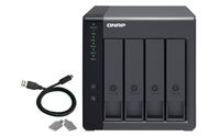 QNAP TR-004 - 2,5/3,5 Zoll - Serial ATA II - 0,1,5,10,JBOD - 3.2 Gen 1 (3.1 Gen 1) - USB Type-C - Weiblich