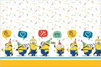 Minions-Kunststofftischdecke bunt 120 x 180 cm