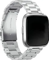 Uhrenarmbänd Edelstahl Armband Strap Band Für Fitbit Versa /Versa 2/Lite Armband Silber