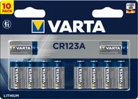 10 baterií VARTA CR123A Photo battery 3,0 V