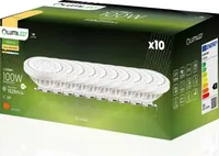 LUMILED LED žárovka sada 10 žárovek AR111 G53 patice 12V DC/AC 15W (ekvivalent 100 W) Teplá bílá 3000K 38° bílá 1521 lm Reflektor