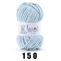 LEAMI Chenille Soft UNI 150 blaumint