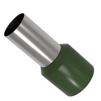 10 AUPROTEC Aderendhülsen 50 mm² isoliert grün Kabelendhülsen