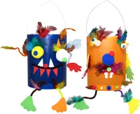 Laternen Bastelset Monsterchen von Prell, 10 Stück