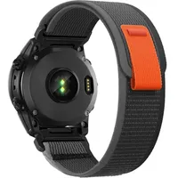 Tech-Protect Nylon Garmin Fenix 3 / 5X / 3Hr / 5X Plus / 6X / 6X Pro / 7X Black/Orange