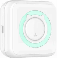 Mini fototlačiareň všetko v jednom - prenosná, bezdrôtová, Bluetooth, kompatibilná so systémami iOS a Android, okamžitá tlač pre smartfóny, vrátane 11 kotúčov papiera (57 mm)