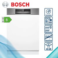 Bosch SMI6ZCS16E, Serie 6, Teilintegrierter Geschirrspüler, 60 cm, Edelstahl