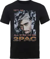 Tupac Shakur - Tričko "All Eyez 1971" pre mužov/dámy Uni RO4531 (M) (Black)