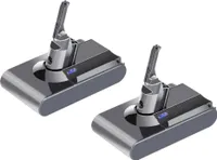 2x Trade-Shop Premium Li-Ion Akku 21,6V 3000mAh 65Wh ersetzt Dyson 214730-01 966489-04 967834-02 164527-01 215866 passend für Dyson V8 SV10 Battery Pack 6