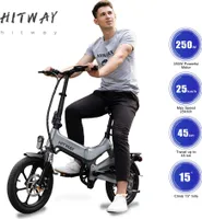 HITWAY Elektrofahrrad Leichtes 250W faltbares Pedal Assist E-Bike